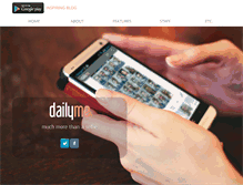 Tablet Screenshot of dailymeapp.com